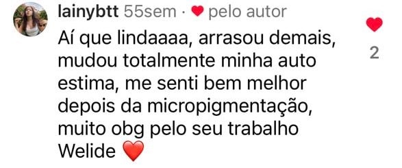 Depoimento de aluna sobre o Mapeamento de Aréolas